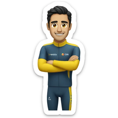 contador feliz por un curso sticker