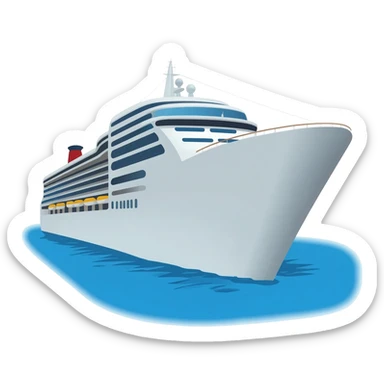 Cruise ship sticker