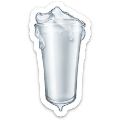 a white claw clip sticker