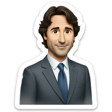 Justin Trudeau sticker