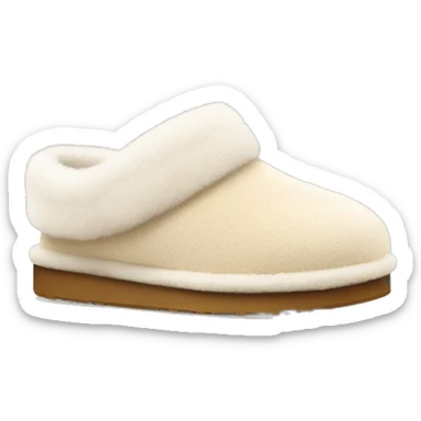 Ugg fuzzy slipper sticker