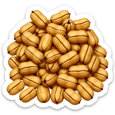 candied peanuts sticker