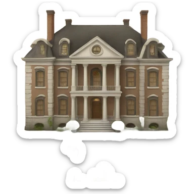 Old money mansion  sticker