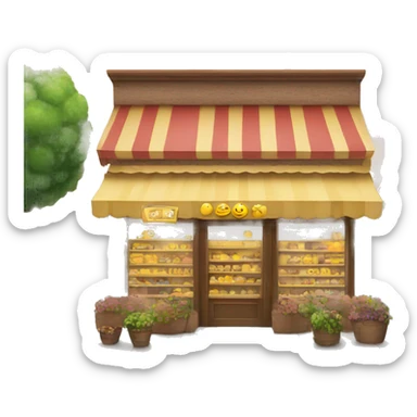  beatyful store sticker