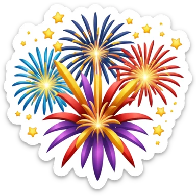 fireworks sticker