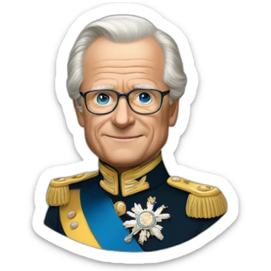 Carl xvi gustaf sticker