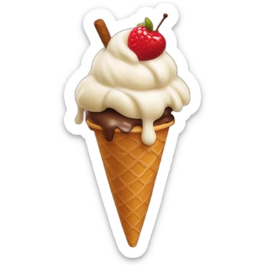 ice cream sundae sticker