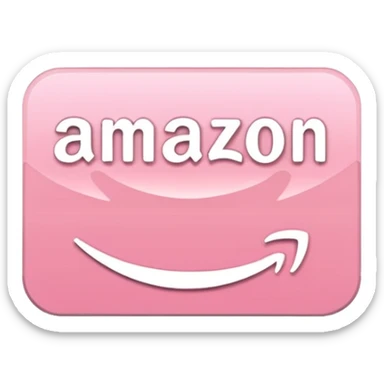 amazon prime video aesthetic logo in pastel pink sticker