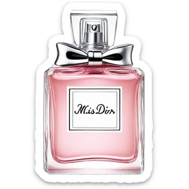 miss dior parfume sticker