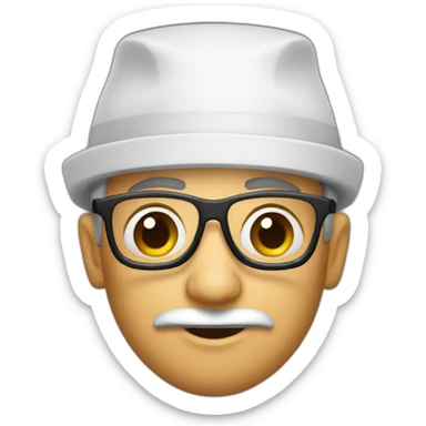 scientist with a fez sticker