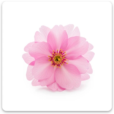 pink sakura cherry flower, remove background sticker