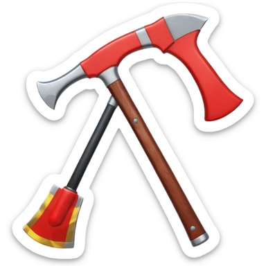 A Firefighter Axe  sticker