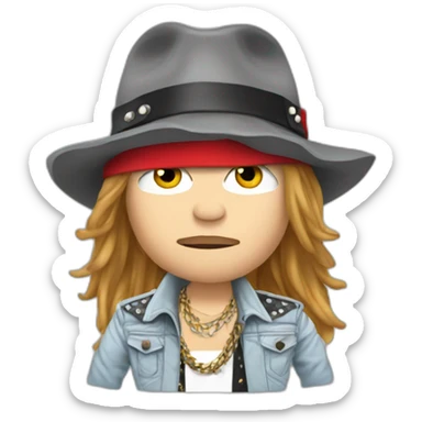 axl rose sticker