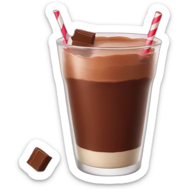 chocolate drink sticker