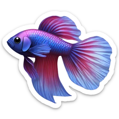 betta fish sticker