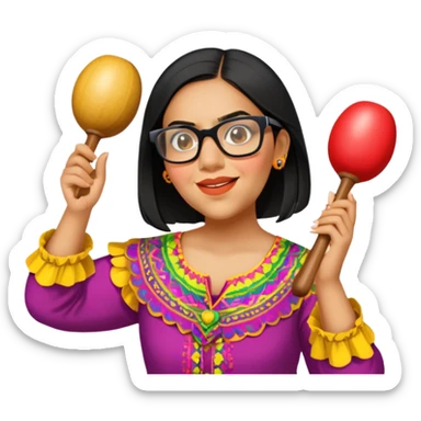 Maraca Player sticker