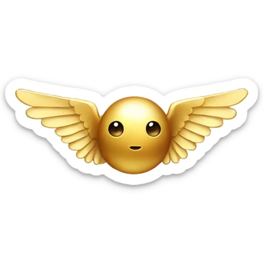 Golden snitch ball harry potter sticker