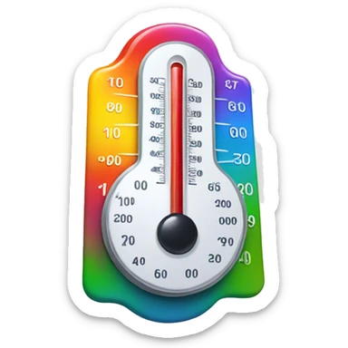 thermometer for living room sticker
