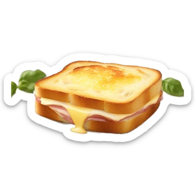 croque monsieur sticker