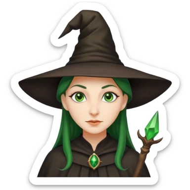 witch with big nose memoji  sticker