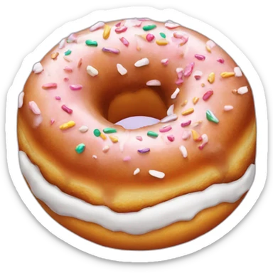sugar donut sticker
