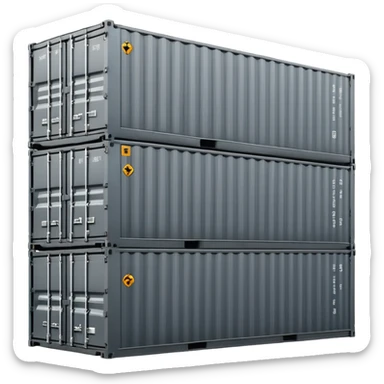 goods Contener emoji which is used for shipment of goods sticker