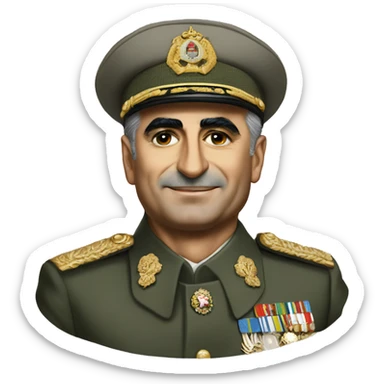 shah Mohammad Reza Pahlavi sticker