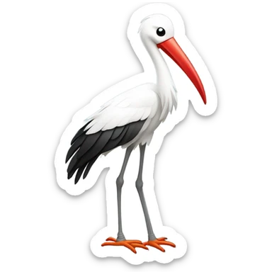 Stork sticker
