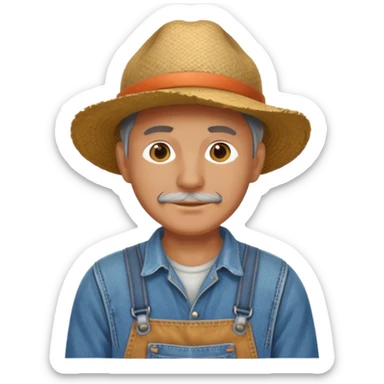 One farmer sticker