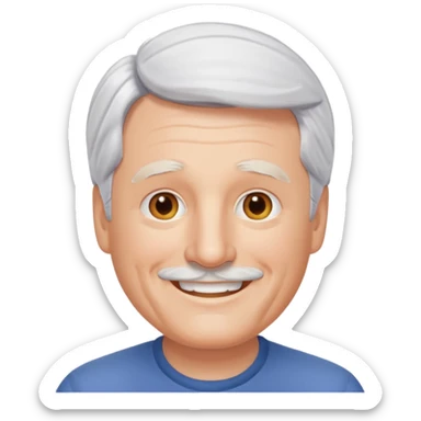 charles martinet no moustache sticker