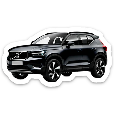 Black Volvo xc40 2024 sticker