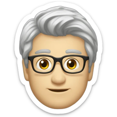 Mikhail Gorschenev from "Korol and Schut" band sticker