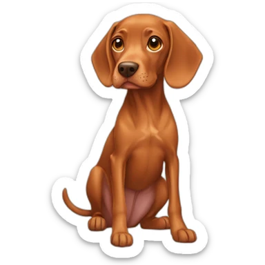 Vizsla dog sticker