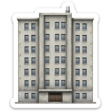 soviet apartment building  sticker