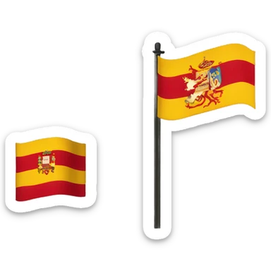 Burgos Spain flag sticker