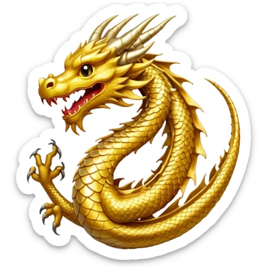 make the dragon circling this japanese symbol 滅 sticker