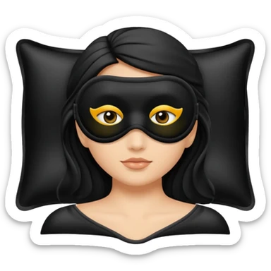 sleep mask sticker