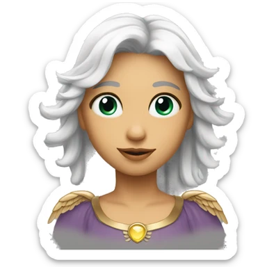 un angel con anteojos sticker