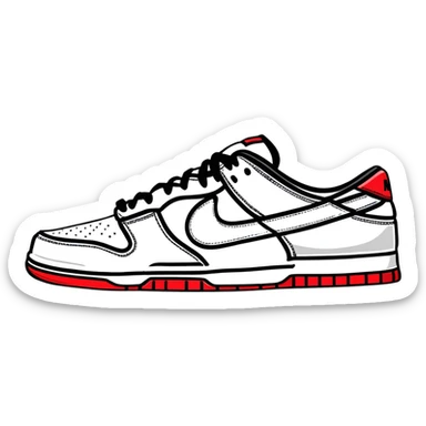 Nike Dunk low sneakers sticker