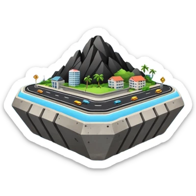 island infrastructure  sticker