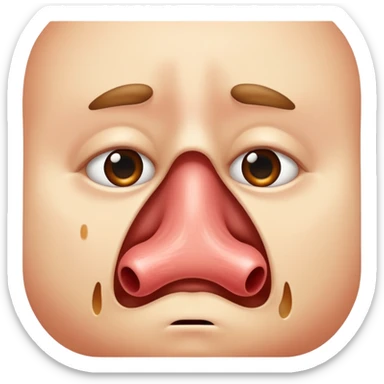 a nose that inspires fumes sticker