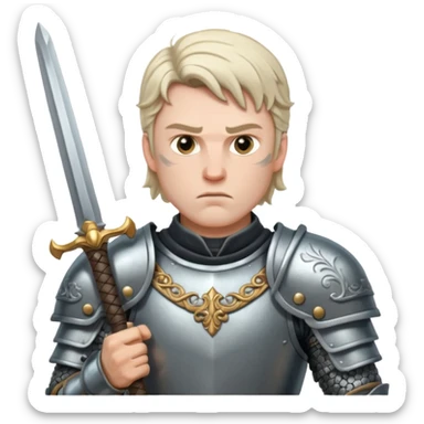 ESO male Breton warrior sticker