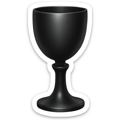 black goblet sticker