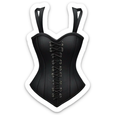 gothic corset sticker