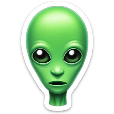 2green aliens sticker