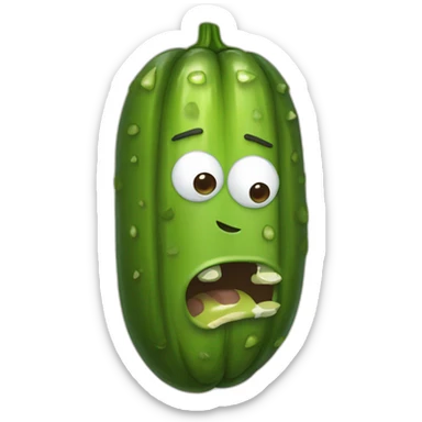 Pickle Rick with hoodie sticker