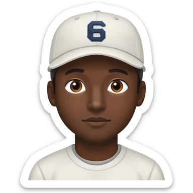 người đàn ông đội mũ lưỡi trai lộn ngược' sticker