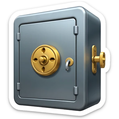 locked vault sticker