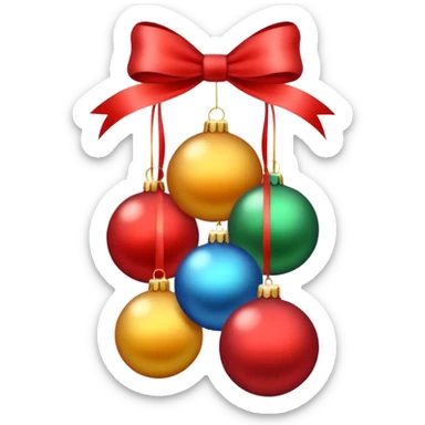 Happy holidays greetings sticker