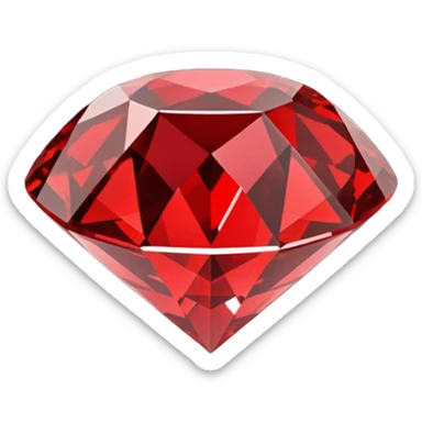Red diamond with "RED" written on its front sticker